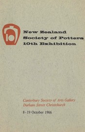 NZ Society of Potters Tenth exhibition, 1966