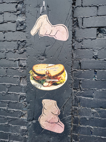 Paste-ups by Bexie Lady and Cape of Storms.