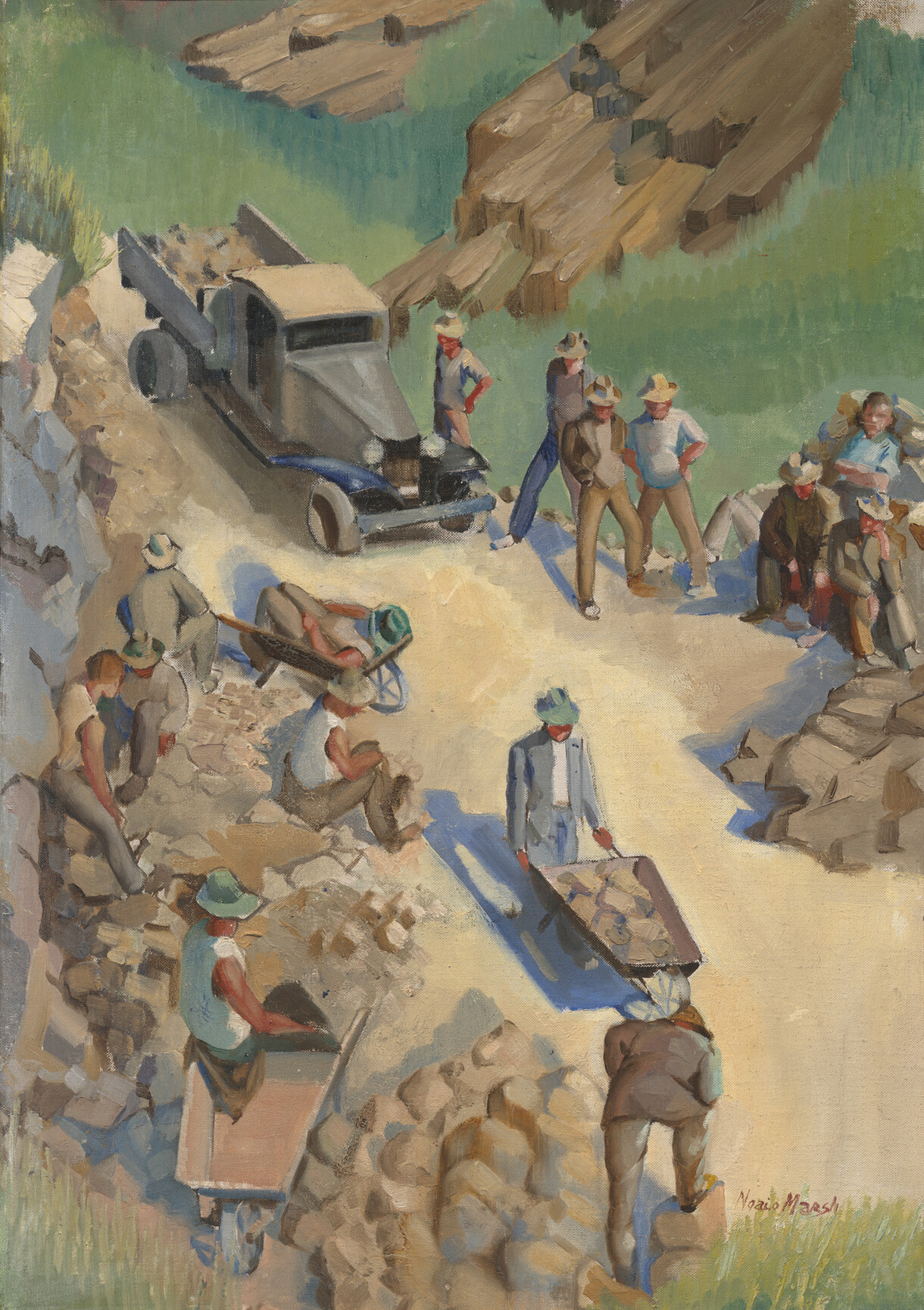 In the Quarry (also known as Relief Workers) by Ngaio Marsh