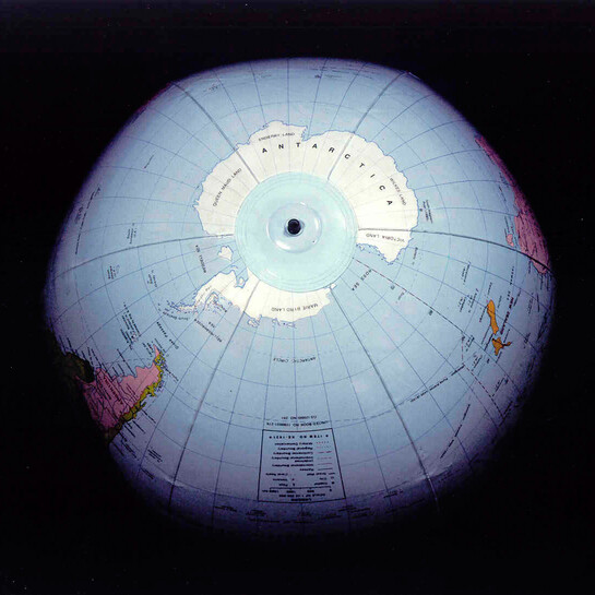 Southern Lights. Anne Noble Antarctica (on a plastic ball) 2005