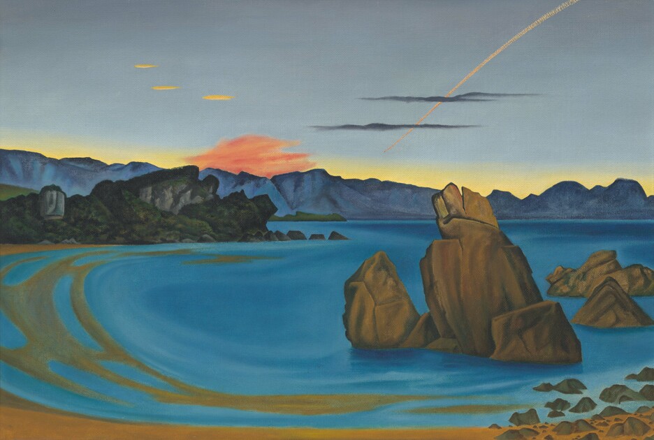 Jennifer Rendall The tide is in and the sea is like a blue mirror | Christchurch Art ...