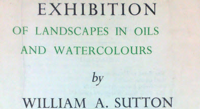 1947 W A Sutton exhibition catalogue