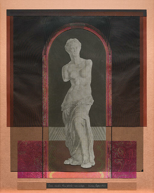 Once marble, then plaster, now collage I