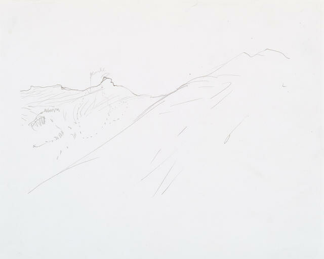 Study For ‘Te Tihi O Kahukura And Sky’ Series