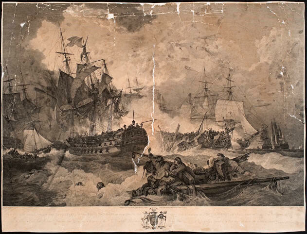The Victory Obtained Over The Dutch Fleet By The British Squadron Of The North Sea Under The Command Of Admiral Duncan