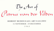 The art of Petrus van der Velden