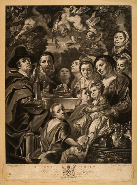 Rubens And Family (In The Cabinet At Houghton)