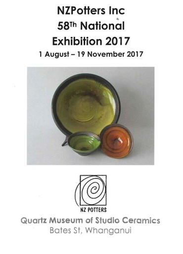 NZ Society of Potters, 58th exhibition, 2017