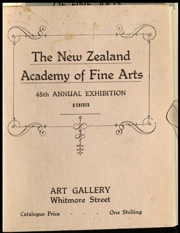 NZAFA 45th exhibition, 1933