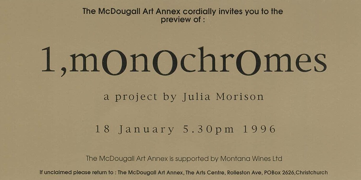<p>Julia Morison: Monochromes</p>