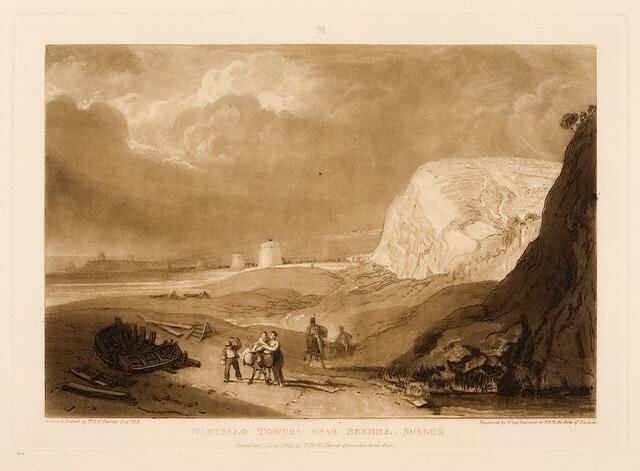 Martello Towers Near Bexhill, Sussex