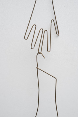 Julia Morison, Handy thing 2011, wire, nail and melted shopping bags. Courtesy the artist and Two Rooms.