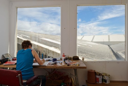 Sian Torrington in her Wellington studio, 2013. Image: John Collie