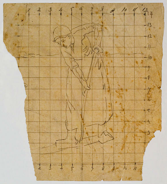 Woman with hoe