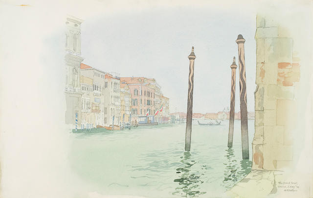 The Grand Canal, Venice 1 May 1974