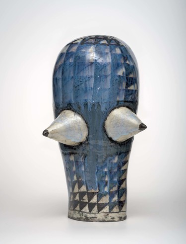 Julia Morison Headcase, 43 2015. Glazed stoneware. Courtesy of the artist