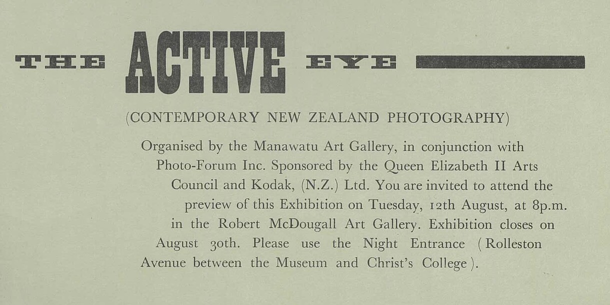 <p>The Active Eye</p>