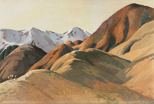 Tramping near Porter’s Pass