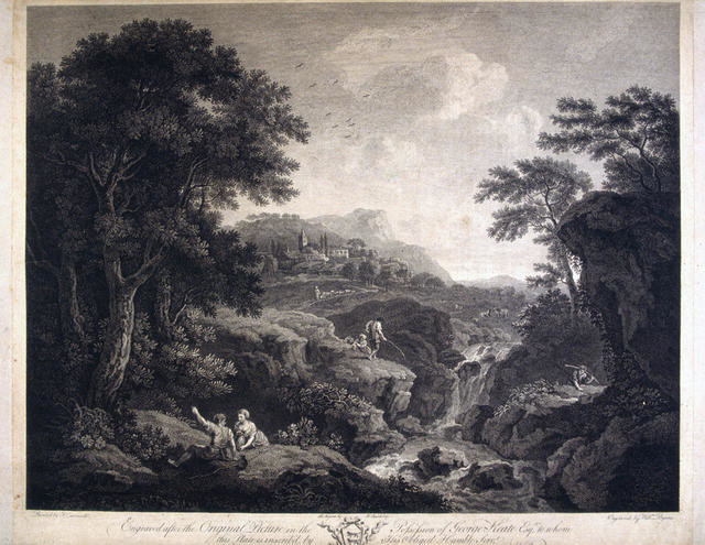 Landscape ‘Engraved After The Original Picture In The Possession Of George Keate Esq’