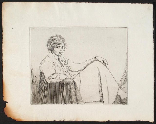 Untitled [young woman seated]