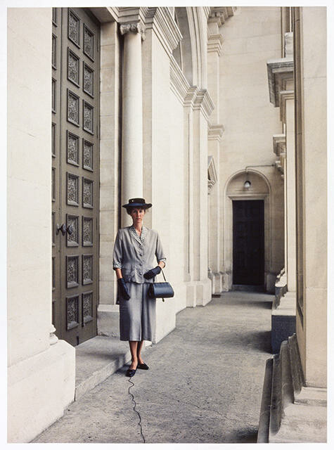 Woman at the Catholic Cathedral, Christchurch