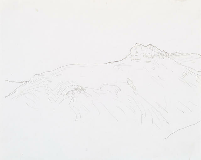 Study For ‘Te Tihi O Kahukura And Sky’ Series