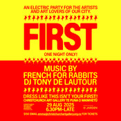 FIRST: An electric party for the artists and art lovers of our city!