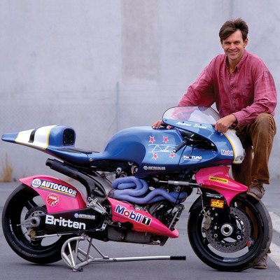 John Britten, 1995. Photo: Kerry Walker