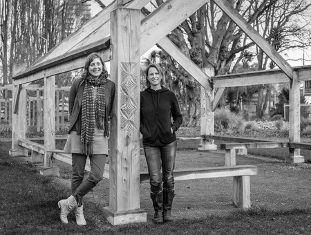 Sally Carlton (left) and Suzanne Vallance (right). Photo: John Collie  