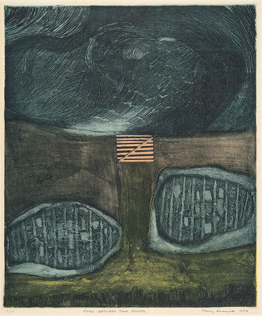 Road Between Two Ponds