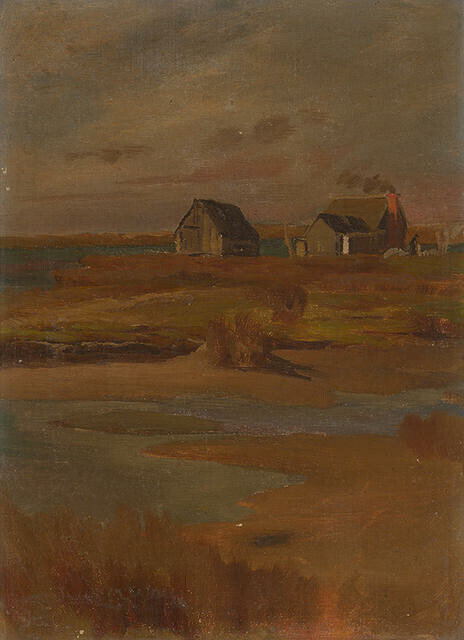 Untitled [Landscape with Cottages]
