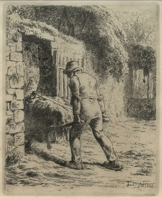 Le paysan rentrant du fumier [Peasant Returning from the Manure Heap]