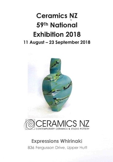 NZ Society of Potters, 59th exhibition, 2018