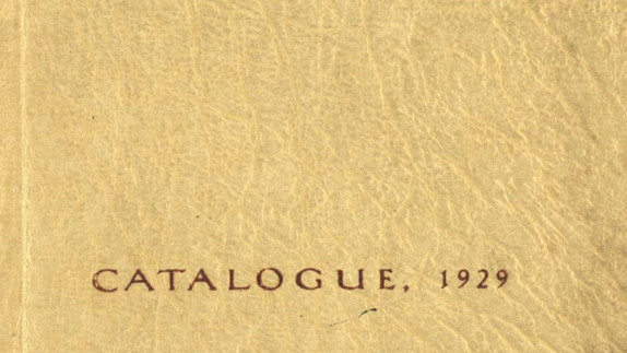 CSA catalogue 1929