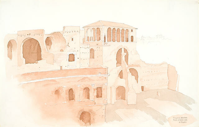 Trajan’s Markets, Rome, 5 March 1974
