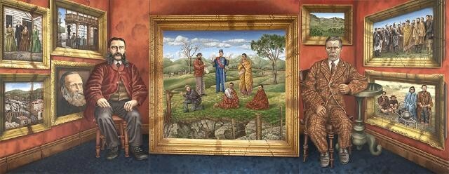 Colonization Triptych by William Dunning