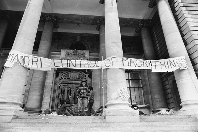 1972 Ngā Tamatoa occupation at Parliament, including Tāme Iti
