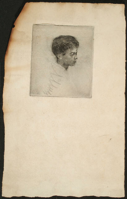 Untitled [Head of a Boy]