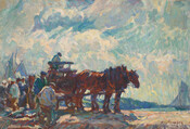 Horses On The Quay