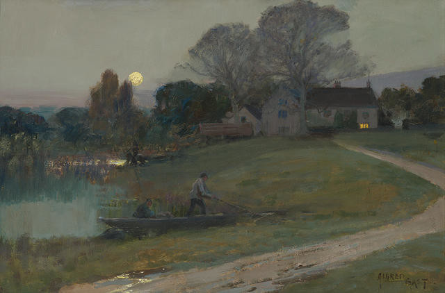 The Moon and the Manor House by Sir Alfred East