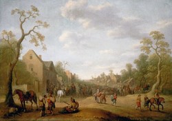 Soldiers in a Village