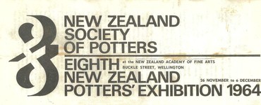NZ Society of Potters Eighth exhibition, 1964