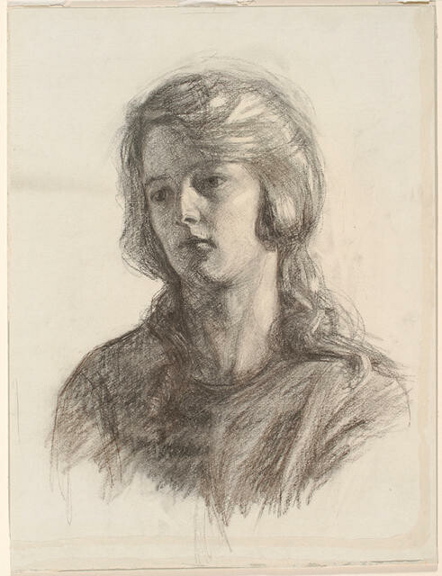 Head of a girl (Portrait)