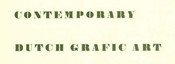 Contemporary Dutch Graphic Art