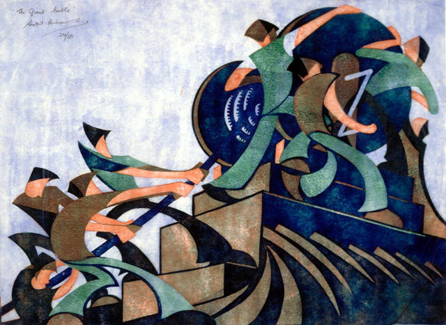 The Giant Cable by Sybil Andrews
