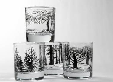 Set of Four Tree Glasses $70 also in white
