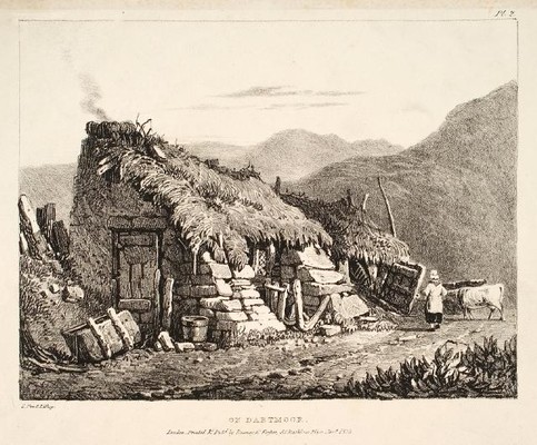 Samuel Prout On Dartmoor 1823. Lithograph