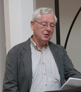 Rob Gardiner, pictured in 2010, at the launch of the Gordon H. Brown book on the life and art of Colin McCahon entitled Towards a Promised Land.