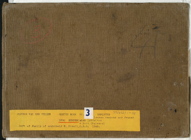Untitled (Sketch Book 3 - Sumner, Lyttelton & Port Chalmers)