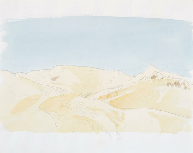Study For ‘Te Tihi O Kahukura And Sky’ Series